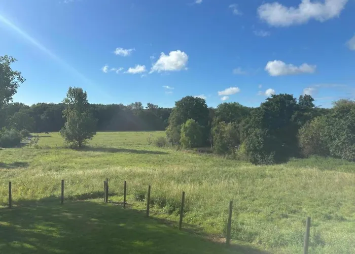 Large Overlooking The Sunny Courtyard With Fountain * Le Bizet